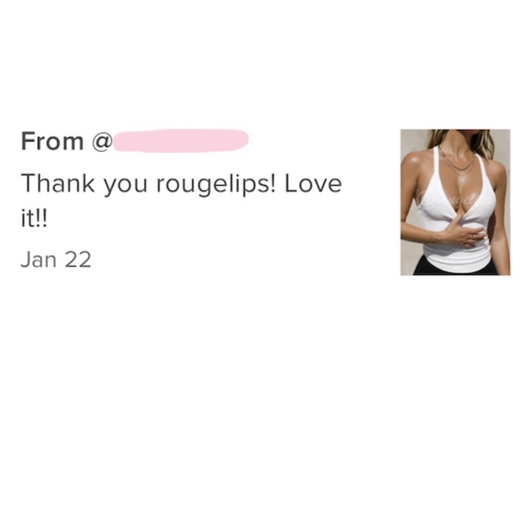 White Ribbed Tank Top Racerback V-Neck Slim Fit Stretchy Basic - Picture 15 of 15